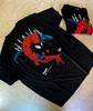HUF X Marvel Человек-Паук Восприятия Черная Футболка Размер S-5XL Фанмейд Унисекс Футболка