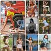 Vintage Metal Tin Signs Pin-up Girls Sexy Women Wall Decor for Home Man Cave Bars Cafe Clubs Restaurant Retro Posters Plaque