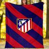 1pc Atletico Madrid Theme Blanket - Digital Print, Polyester, Cozy for All Seasons, Perfect for Outdoor, and Travel