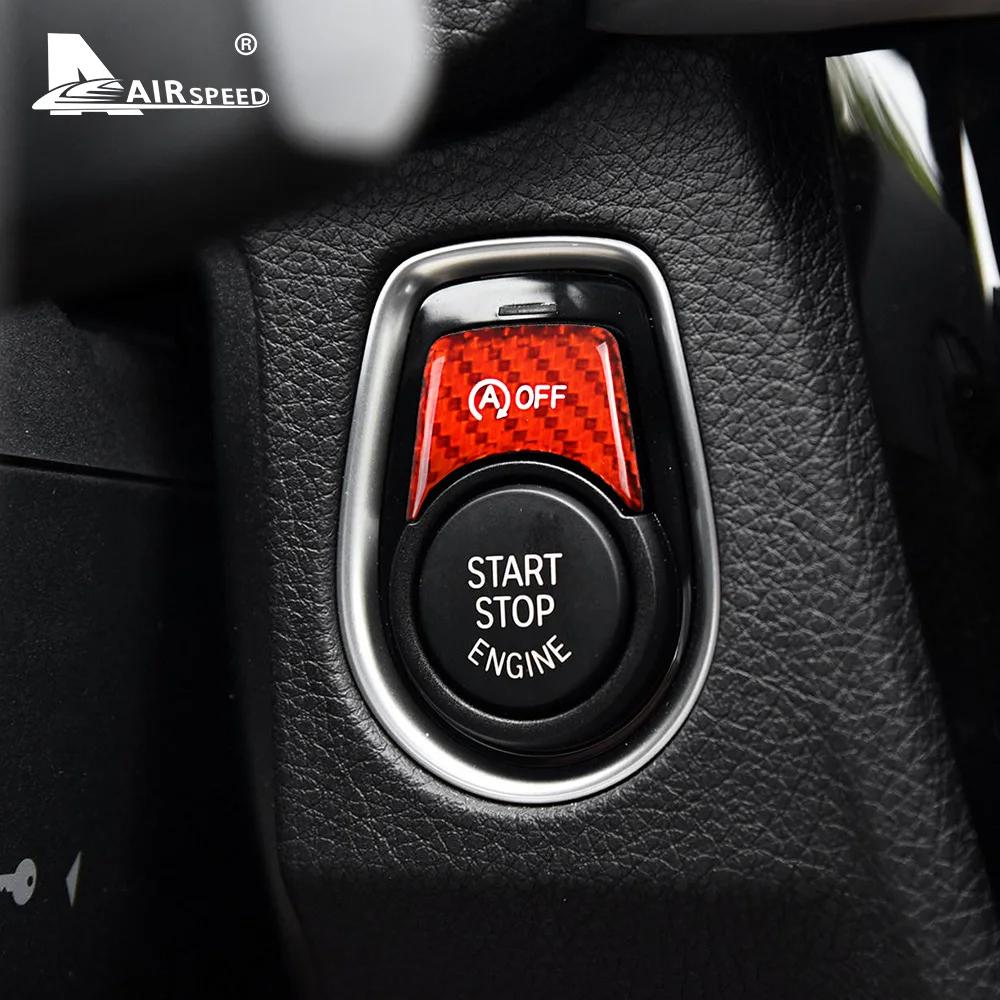 Carbon Fiber Engine Start Stop Button Sticker for BMW 3 4 Series F30 F31 F32 F33 F82 F83 M2 M3 Interior Trim Accessories