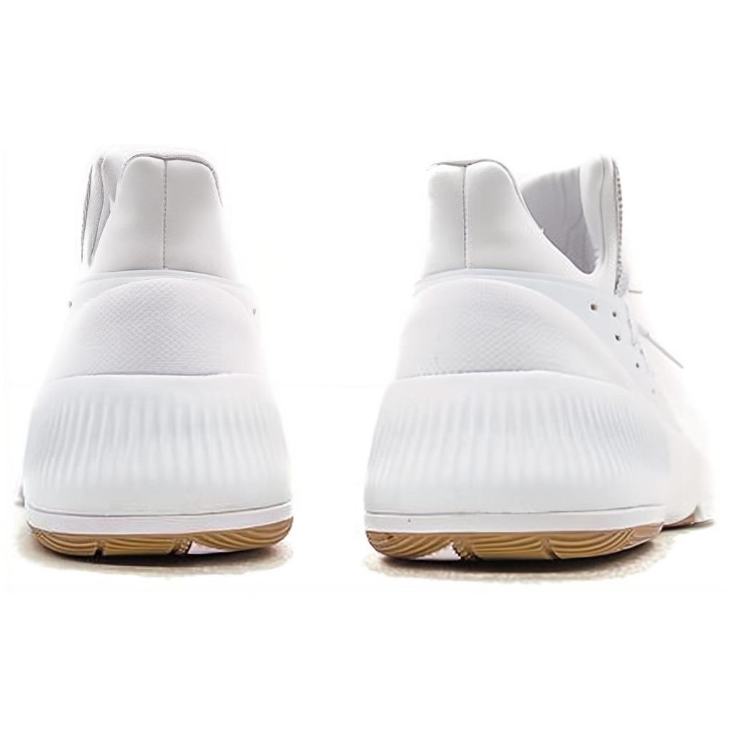 Adidas D Lillard 3 Legacy Slip Resistant Lightweight Non slip Lightweight Mid top Basketball Shoes Unisex White BW0323
