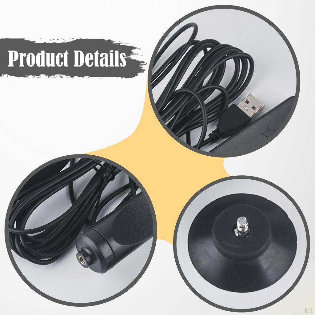 TV Antenna Stable Signal Receiving F Head with Adapter Indoor