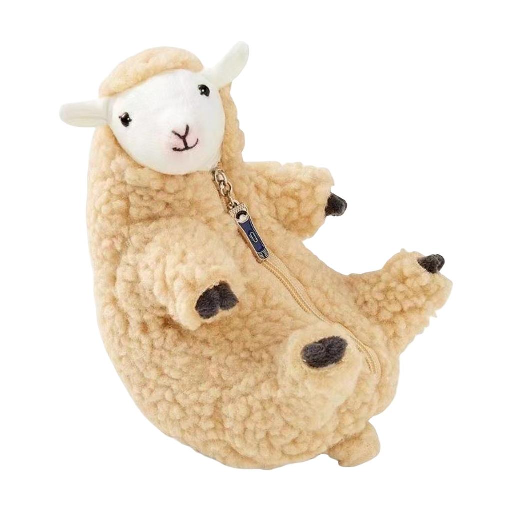 Rokko Mountain Ranch Shaved Lamb Японская плюшевая очищенная кукла-ягненок Мягкая игрушка-животное Милая кукла