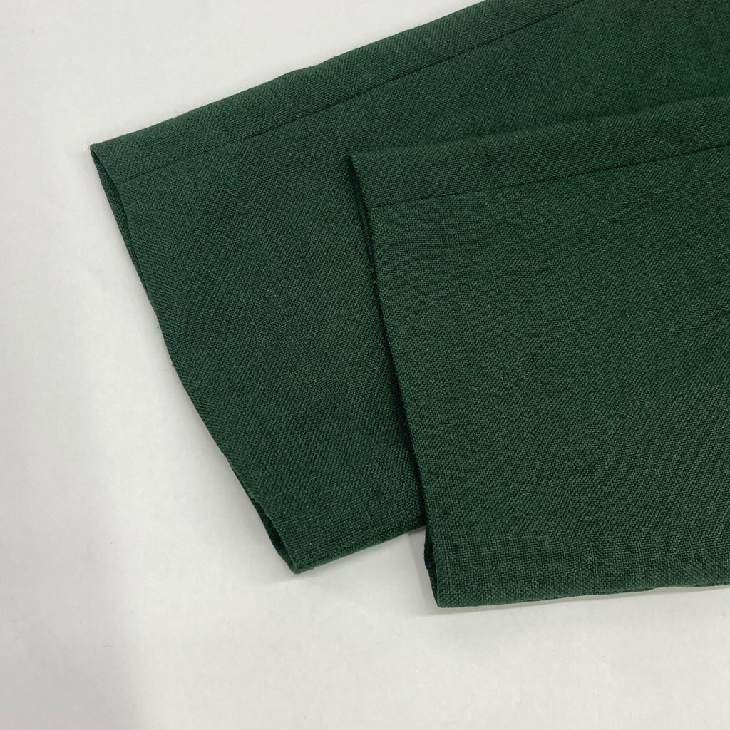 ENFOLD 300DS631-2540 Green Linen-Like Rubber Shoppers Pants Bottoms 36 khakiUsed