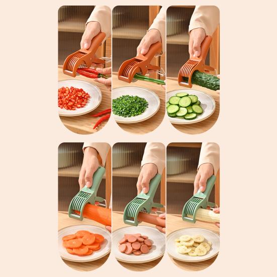 Ручная фрукторезка, овощерезка, портативная салатница с овощечисткой, многофункциональная кухонная ломтерезка для редиса, моркови, огурцов
