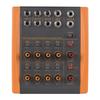 8-Channel Mixing Console Ultra Low Noise 8 Channels Line Stereo Mixer Mono/Stereo Switching Compact