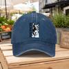 Malinois Dog Washed Baseball Cap Unisex Casual Duckbill Cap for Outdoor Hiking Daily Commuting Street Style