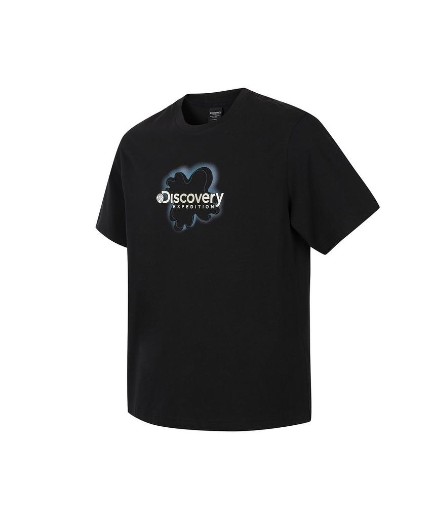 DISCOVERY EXPEDITION Uni Freshvent Футболка с коротким рукавом с надписью-картой (черный)