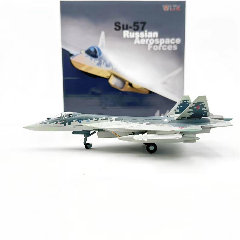 WLTK Масштаб 1/100 Российские ВВС Истребитель Су-57 Su-57 из сплава Коллекционная модель Декоративный предмет для украшения