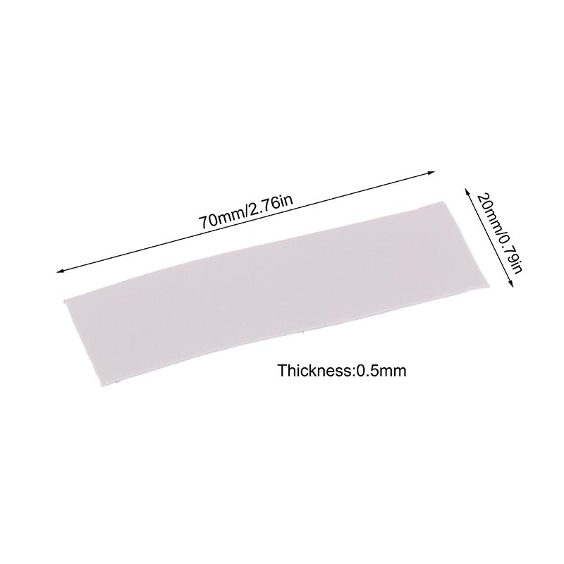 Термопрокладка 18 Вт/мК 70x20 мм, силиконовая теплоотводящая прокладка M.2 для охлаждения SSD, CPU, LED на ноутбуке