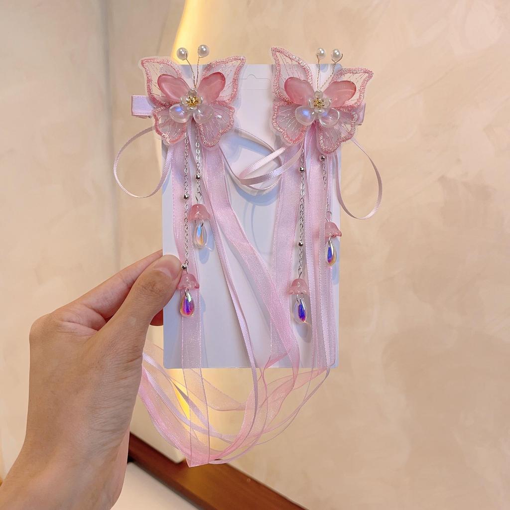 Китайские заколки для волос в стиле принцессы с кисточками - Аксессуары для волос Ханфу в древнем стиле для женщин и девочек