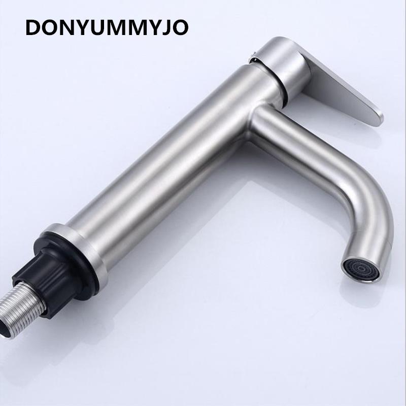 304 нержавеющая сталь кран для раковины ванной комнаты кран для раковины с раковиной кран для холодной воды