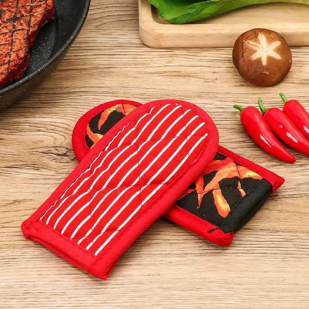 Anti-Scald Pan Handle Holder Sleeve Cotton Pans Handle Cover Cookware Potholder  Frying Pan