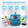 Fragrant breeze Floor Blower XPOWER Timer Air mover Blue Durable & Premium P-250T Grapefruit Scent Beads Air deodorization