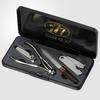 777 Three Seven Silver Nail Clipper 4 Pieces Beauty Set TS-032C Made In Korea