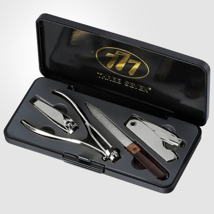 777 Three Seven Silver Набор для стрижки ногтей из 4 предметов TS-032C Сделано в Корее