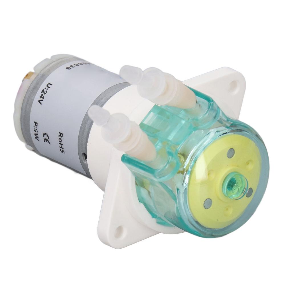 5 Вт Маленький перистальтический насос с низким расходом и шестеренчатым приводом для передачи жидкости для лабораторной гидропоники