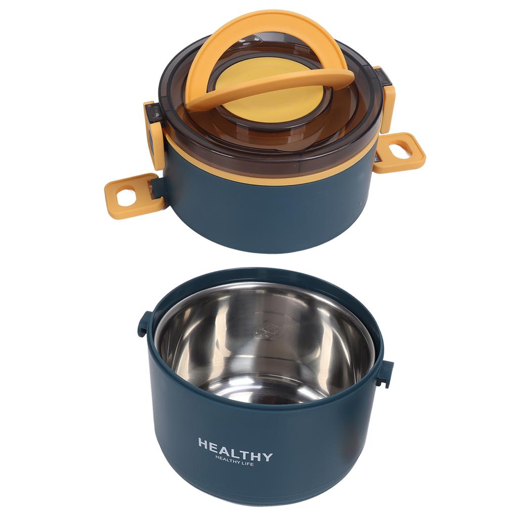 Thermal Lunch Box 2200ml Three Layer Detachable Compartment Design Portable 304 Stainless Steel Insulated Bento Box