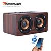 TOPROAD Wooden Wireless Bluetooth Speaker 10W Portable Stereo Subwoofer Bass Speakers
