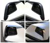 Для Hyundai Tucson NX4 2020 2025 Накладка на крышку противотуманной фары, накладка на бампер, молдинг, накладка на фару, веко, отделка из углеродного волокна, хромированная отделка