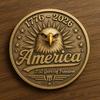 US 250th Anniversary Coin Commemorative 250 Years of Freedom Coin 1776 To 2026 Patriotic
