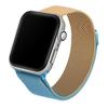 Pasek do Apple Watch Beline Steel Niebiesko-Złoty