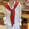 Knitted Small Shawl With Women'S Fashion Decoration, High-End Air-Conditioned Room, Shoulder With Skirt In Summer, Sunscreen, Hollow Shawl