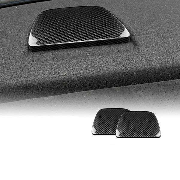 Carbon Fiber Rear Seat Headrest Cover for Car Interiors