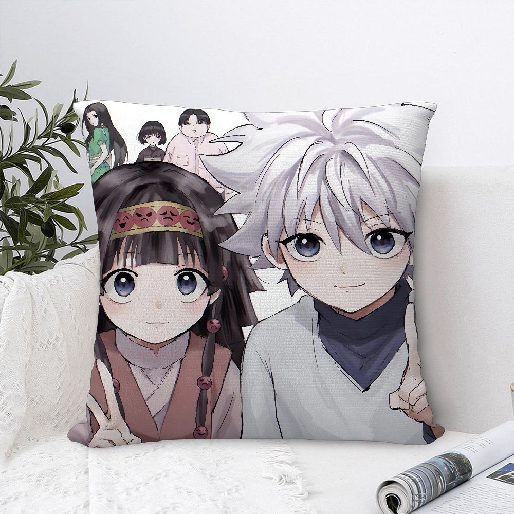 Аниме H-Hunter x Hunter Наволочка Плюшевая Ткань Мягкая Наволочка Двусторонняя Печать Чехол для Подушки Чехол для Декоративной Подушки