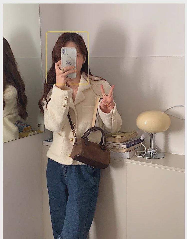 Сумка-подушка Boston из замши в стиле ретро осень/зима: Универсальная сумка через плечо на одно плечо