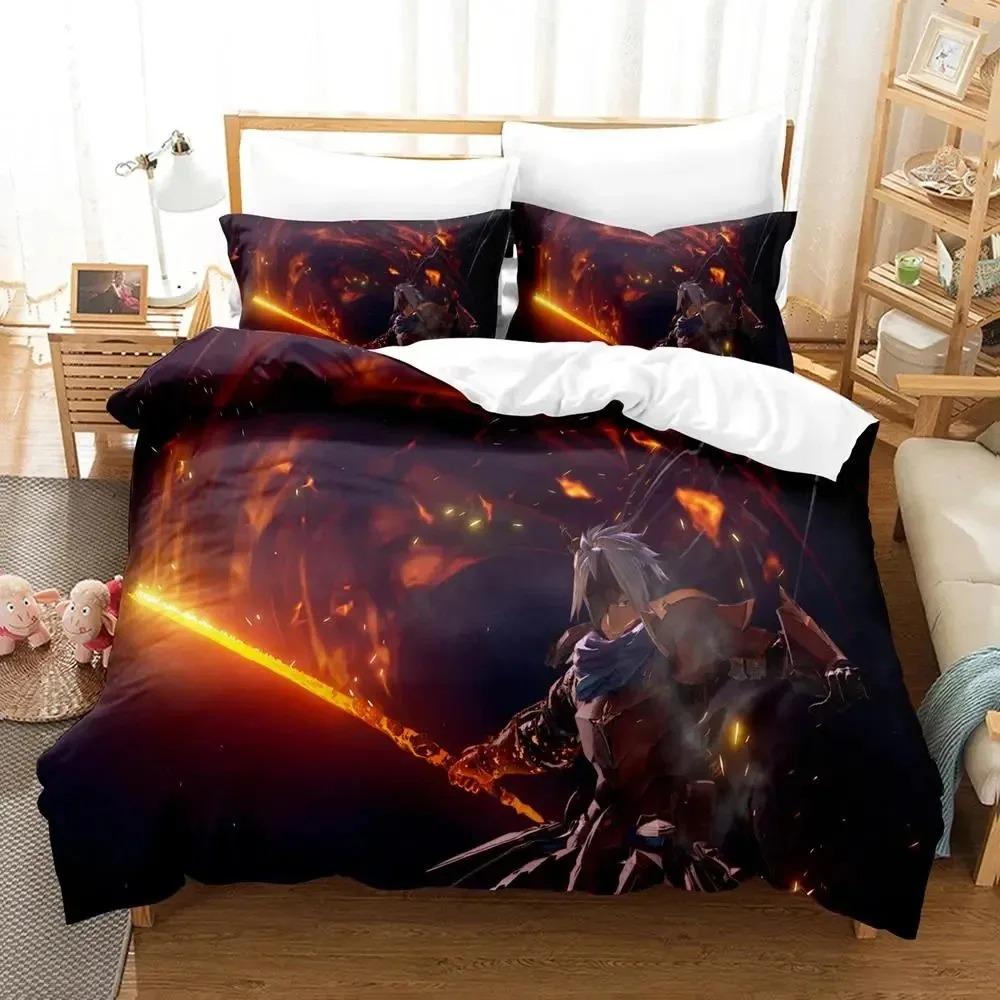 3D Print Game Tales Of Arise Bedding Collection Duvet Cover Bed Collection Quilt Cover Pillowcase Comforter King Queen Size Boys Adult