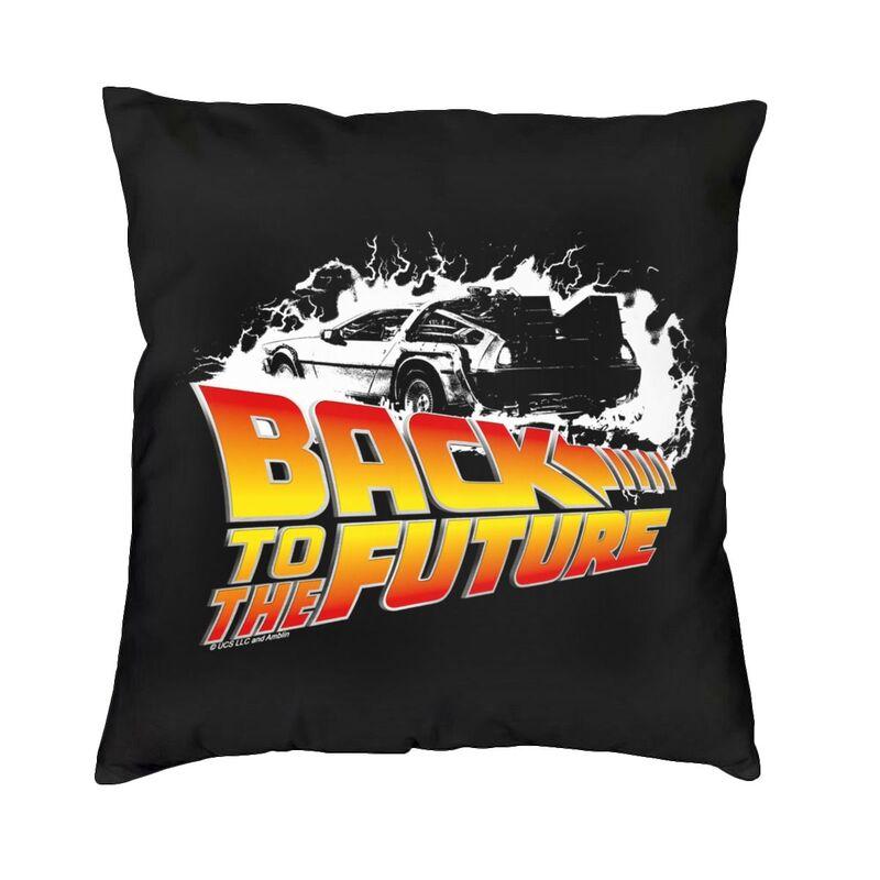 Soft Save The Clock Tower Throw Pillow Cover Decoration Custom Square Back To The Future Cushion Cover 40x40 Pillowcover