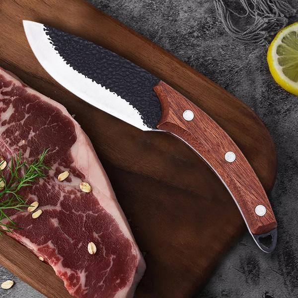 5-дюймовый кованый нож для обвалки Кухонный нож Нож мясника из нержавеющей стали