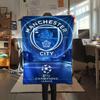 Raw MCFC Passion Blanket, High quality Comfortable for All Seasons, Home Decor, Warmth and Comfort