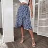 YYFS Women's Vintage Floral Print Casual Summer Spring High Waist Skirts