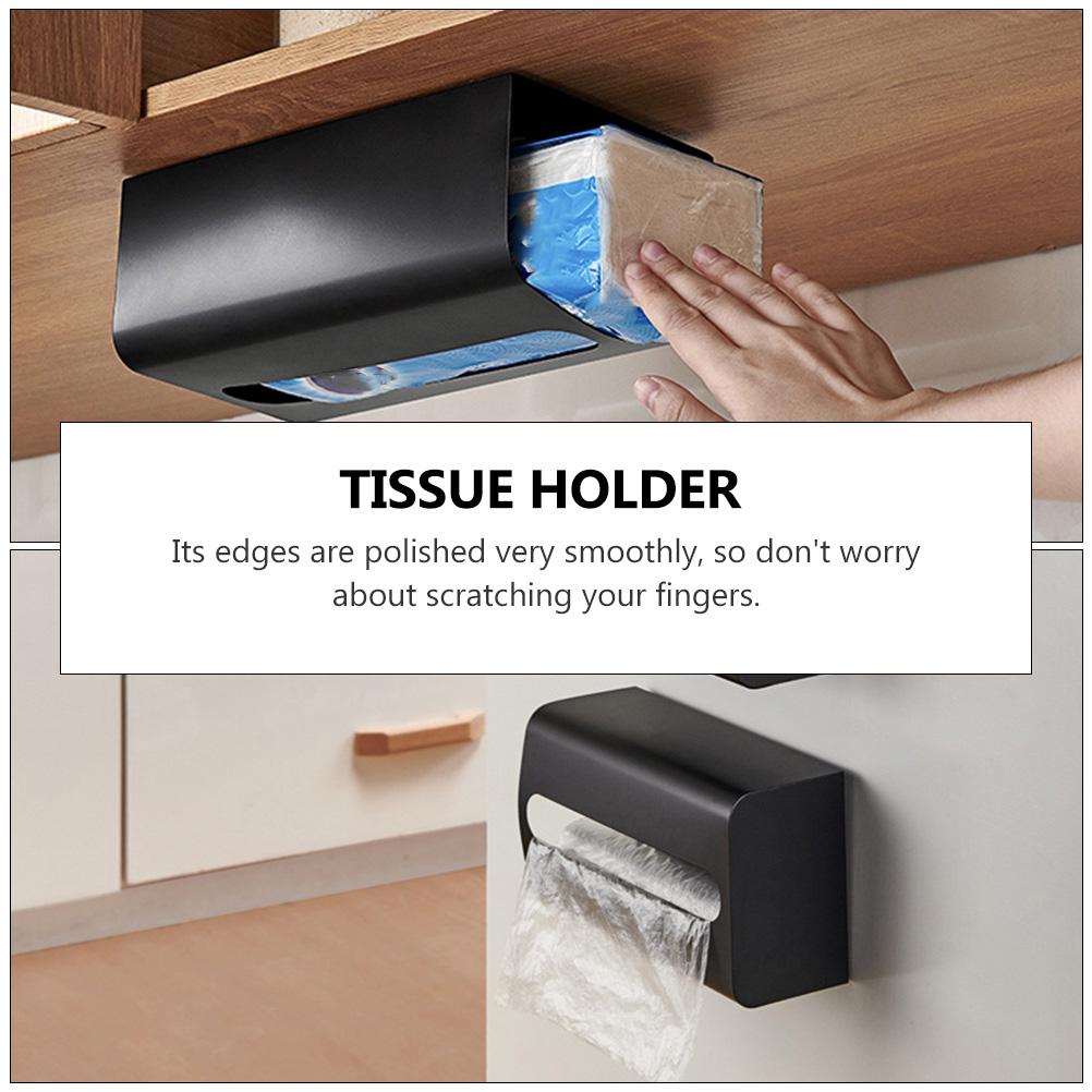 Магнитная стойка для хранения на обеденном столе, держатель для бумажных полотенец, настенный держатель для перчаток, салфеток