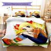 Candy Candy Pattern Bedding,Quilt Set Quilt Cover Pillowcase Home Birthday Gift (1 * duvet cover + 2 * pillowcase, without core)