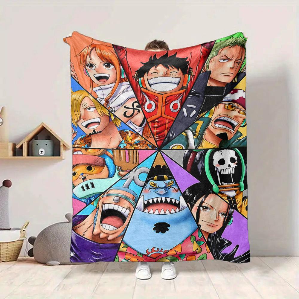 1 шт. Плед One Piece, Плед для дивана, кровати, путешествий, кемпинга, гостиной,