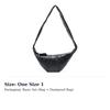Lemaire Croissant Sheepskin Crossbody Bag Sling Bag Women's Black BG253-LL095-999