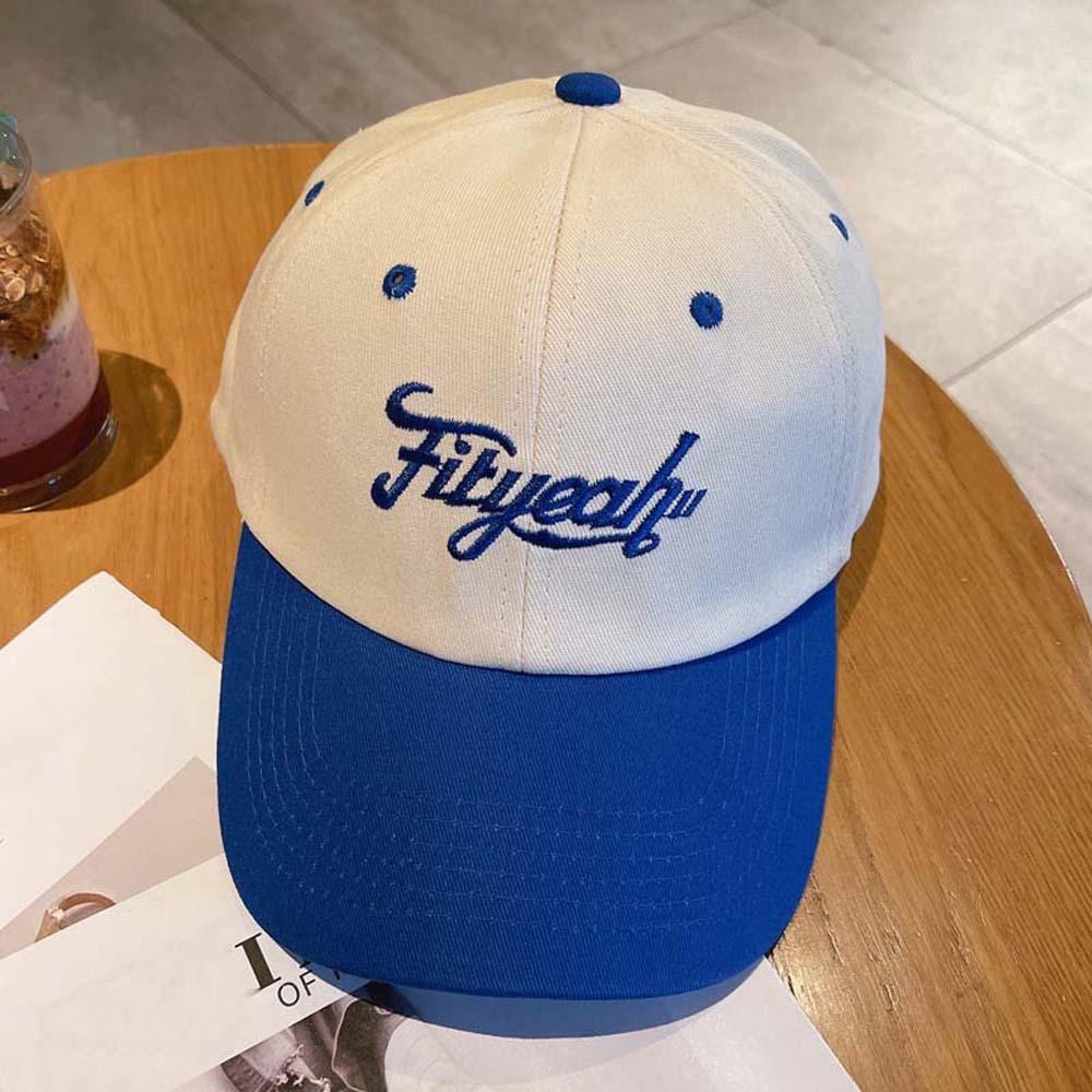 Adjustable Letter Embroidery Baseball Cap Sunscreen Summer Sunshade Hats Unisex Peaked Cap Sports