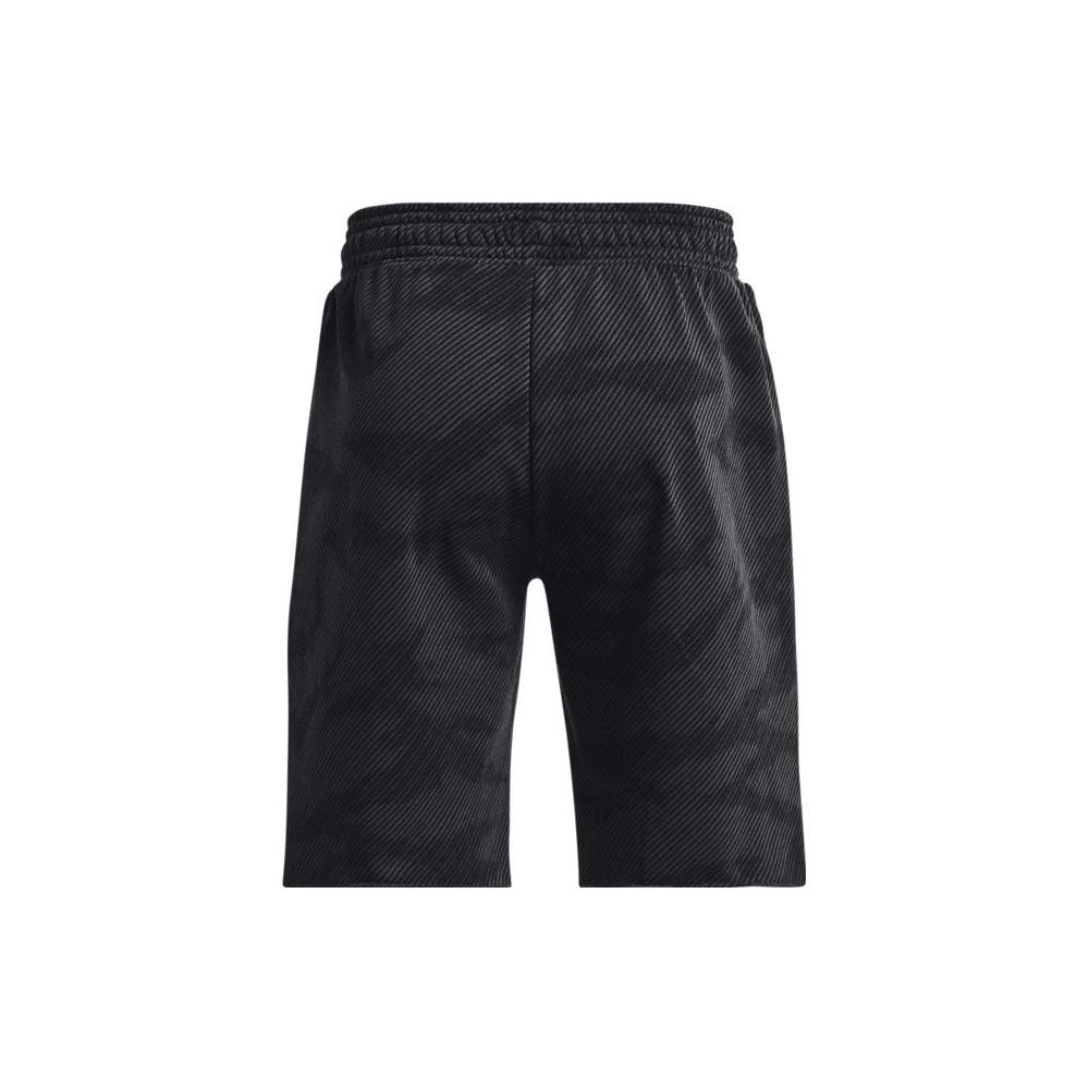 Under Armour Project Rock Камуфляжный Логотип Принт Повседневные Спортивные Шорты Мужские Черный 1370461-001