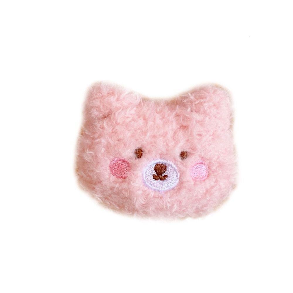 Cute Plush Bear Brooch Soft Clothes Badge DIY Decoration Accessories Animal Brooches  Girl
