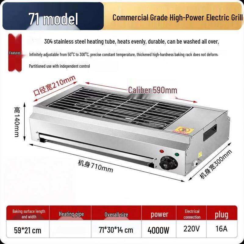 Junchu 2nd Gen Type 71 Smokeless Electric BBQ Grill