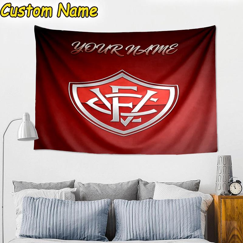 Custom Name Fluminense Club Crest Tapestry Room Decoration Wall Hanging for Living Room Bedroom, dormitory, Birthday and Christmas gifts