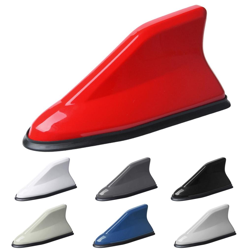 Universal Car Shark Fin Antenna Radio Signal FM Univeresal Water-proof Roof Tail Aerial Car Styling Accessories Exterior