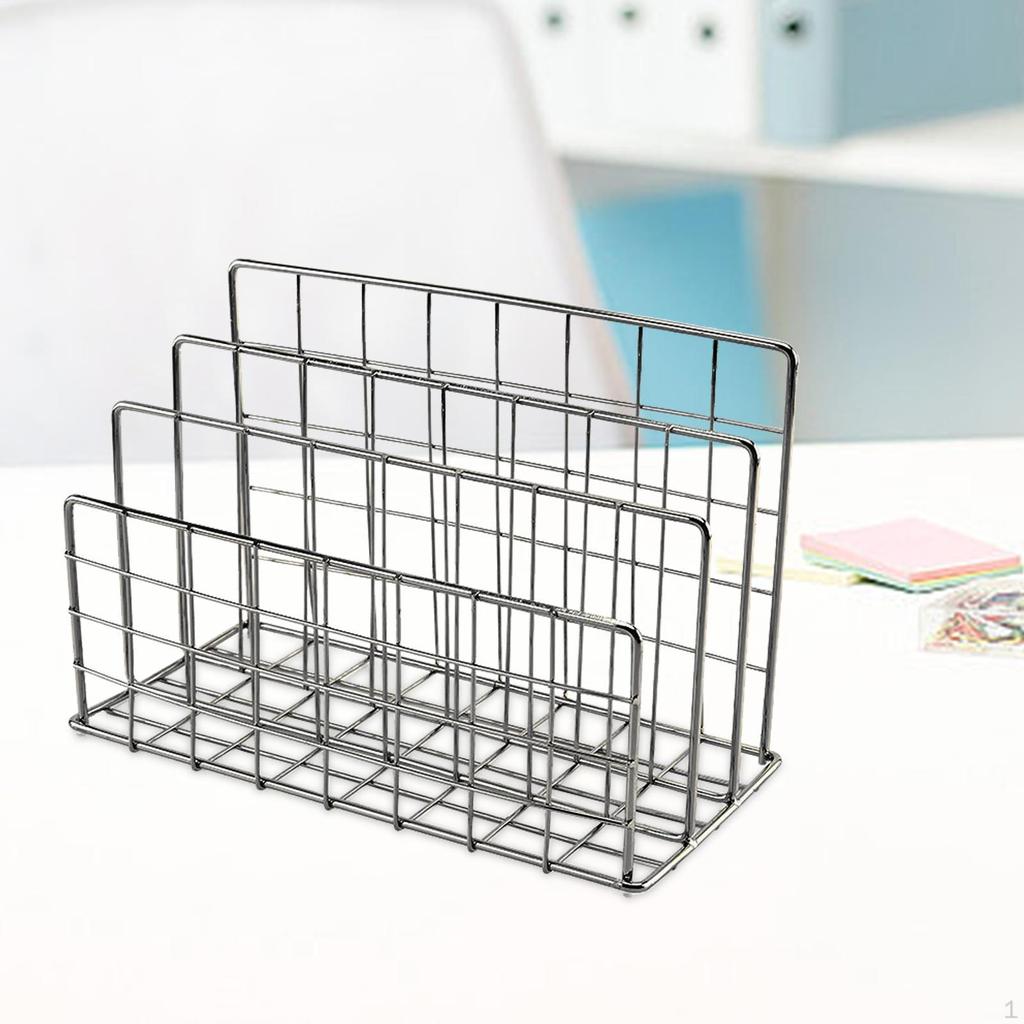 Настольная книжная полка, сортировщик папок для файлов, железный переплет, держатель для книг, органайзер для книг, почтовых кулинарных книг,