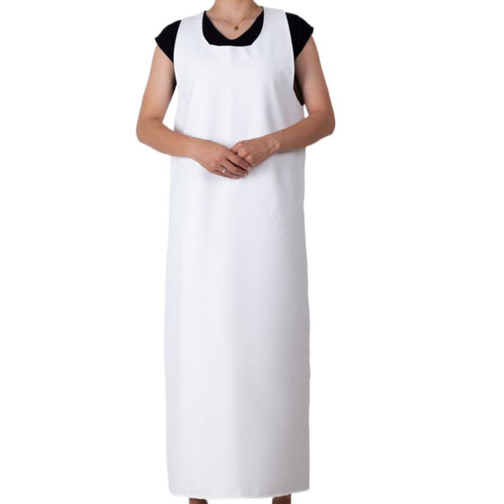 Oil-proof Work Smock Waterproof Cooking Work Clothes Durable Kitchen Apron  Lab Work