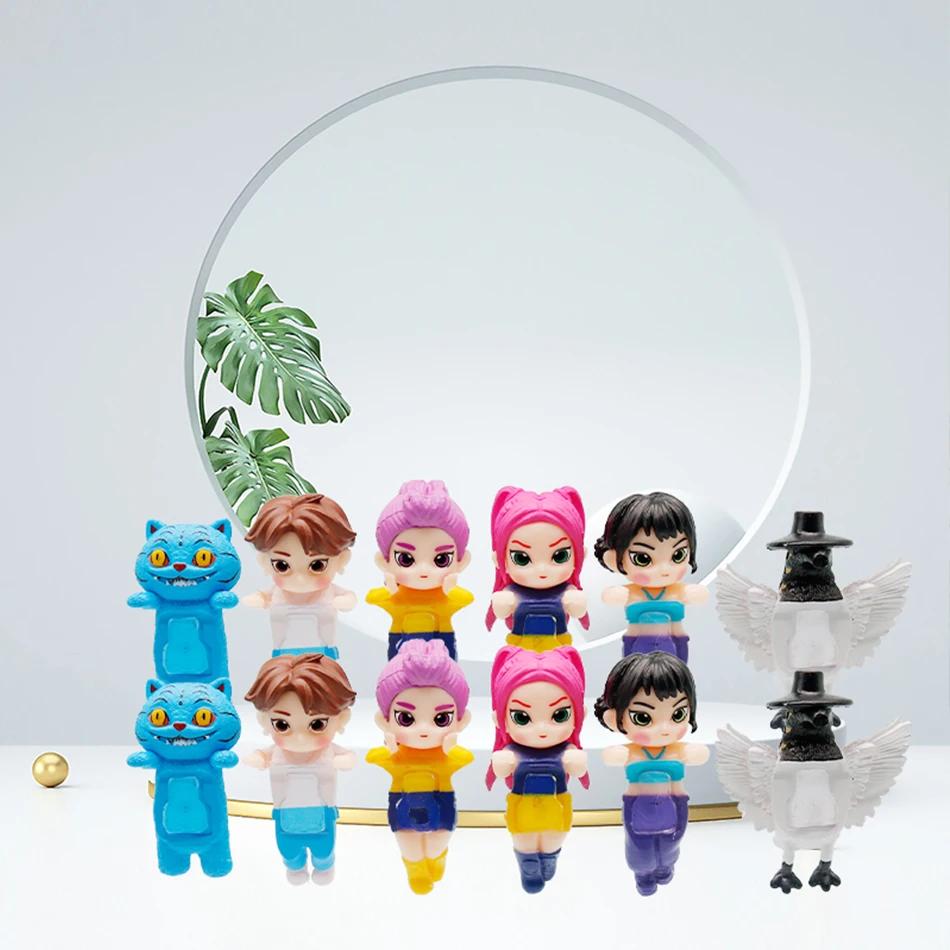 Kpop Demon Hunters Devil Blind Box Saja Collect Anime Figure Kid Party Cosplay Gaming Cartoon Huntrix Decorative Christmas Gifts