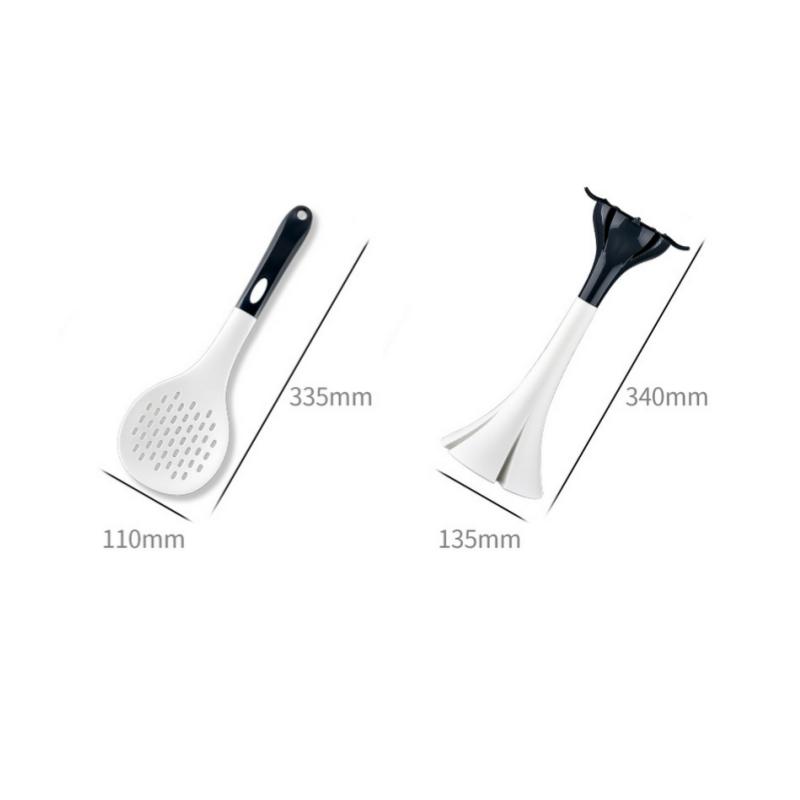 6 шт. силиконовые кухонные принадлежности термостойкие антипригарные кухонные принадлежности инструменты для выпечки с местом для хранения соответствующие подвесные инструменты