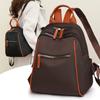 Leisure Travel Nylon Women's Backpack Girls Fashion High-capacity Campus Rucksack Simplicity Color Blocking Female Shoulder Bags